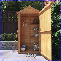 3x2 Wooden Garden Storage Shed Outdoor Pent Roof Tool Box Store Sentry Grande