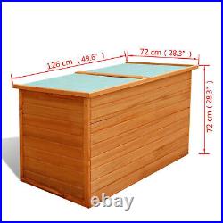 42702 Garden Storage Box Wood H2U0
