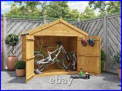 4x6 Wooden Garden Storage Shed Outdoor Apex Tool Bike Store BillyOh Mini Master