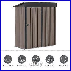 5'x3' 6'x4' 8'x4' Large Garden Shed Outdoor Garden Storage with Base Foundation