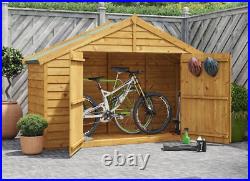 BillyOh Mini Keeper 3x8 Wooden Garden Storage Shed Outdoor Apex Tool Bike Store