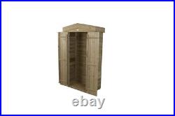 Forest 3'7 x 1'8 Apex Store Tall Garden Outdoor Patio Storage Free Delivery