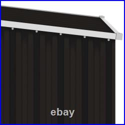 Garden Shed Outdoor Storage House Tool Cabinet Bicycle Garage Galvanised Steel