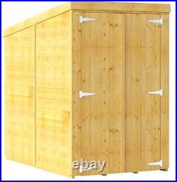 Garden Shed Pent Wooden Storage 4x6 12x8 T&G Windowless Store BillyOh Master