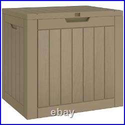 Garden Storage Box Brown 55.5x43x53 Polypropylene T2R8