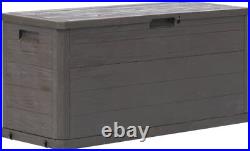 Garden Storage Box Lockable Outdoor Cabinet Deck Chest Organiser 90/280L