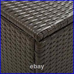 Garden Storage Box Poly Rattan Outdoor Shed Cushion Tools Chest Truck Waterproof