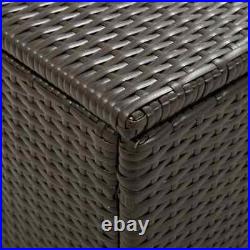 Garden Storage Box Poly Rattan Outdoor Shed Cushion Tools Chest Truck Waterproof