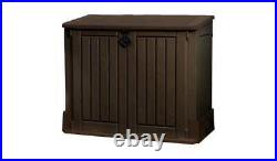 Keter Store It Out Midi 880L Garden Storage Box- Brown