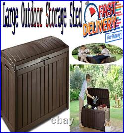 Keter XXL Large Outdoor Storage Shed Garden Furniture Lockable Waterproof Box