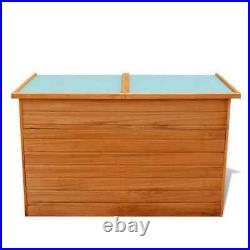 Outdoor Garden Patio Storage Box Utility Tools Chest Shed Furniture Wood vidaXL