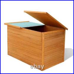 Outdoor Garden Patio Storage Box Utility Tools Chest Shed Furniture Wood vidaXL