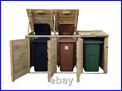 Outdoor Wheelie Bin Store Cupboard Shed For Garden Storage Dustbin