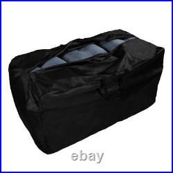 Rattan Garden Storage Brown Box & Waterproof Carry Bag Large Cushion Blanket