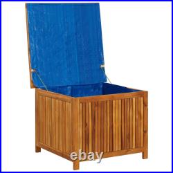 Solid Wood Acacia Garden Storage Box Pillow Blanket Box Multi Sizes vidaXL