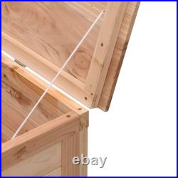 VidaXL Garden Storage Box 150x50x56.5 cm Solid Wood Fir