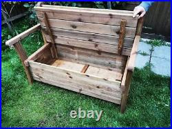 WOW! Wood Garden Patio Furniture set table Bench Chairs storage bench CUSTOMISE