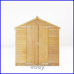Waltons 10x6 Wood Garden Shed Overlap Apex Storage Double Door No Window 10ft6ft