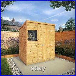 Waltons 6x4 Wooden Garden Shed Shiplap T&G Pent Roof Window Storage Shed 6ft 4ft