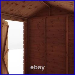 Waltons 7x5 Wooden Garden Shed Shiplap Reverse Apex Windowless Storage 7ft 5ft