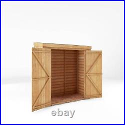 Waltons Pent Storage Shed Overlap Double Door Garden Wooden Shed 6 x 2'6 6ft 2ft
