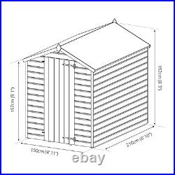 Waltons Refurbished Pressure Treated Shed Apex Wooden Garden Storage Shed 7 x 5